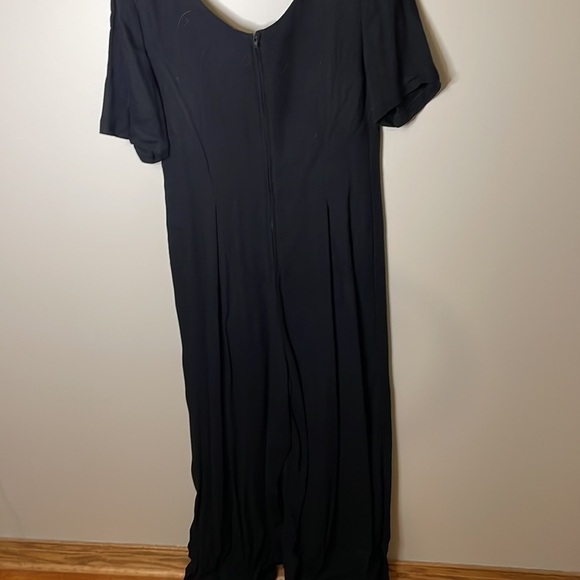 EXPO Wide Leg Romper Black with Jewel Buttons size 6 - Picture 6 of 10